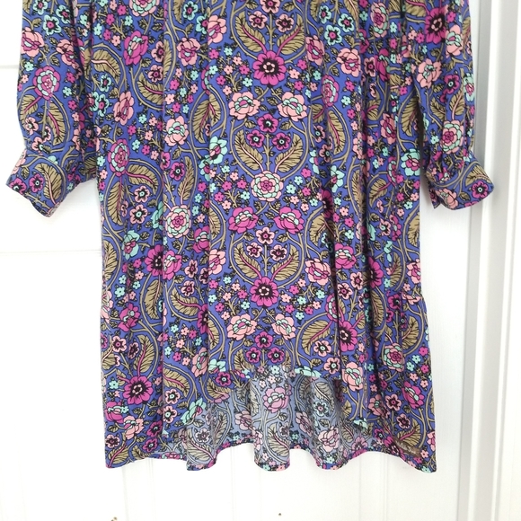 Matilda Jane Boho Floral Ruffle HiLow Dress Small - Picture 9 of 10